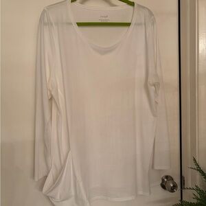 Pure Jill side Pocket 100% Pina Cotton Blinding Bright White Made in Peru 1X